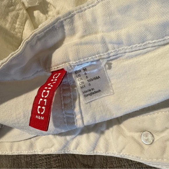 White Jean Shorts - Picture 5 of 5